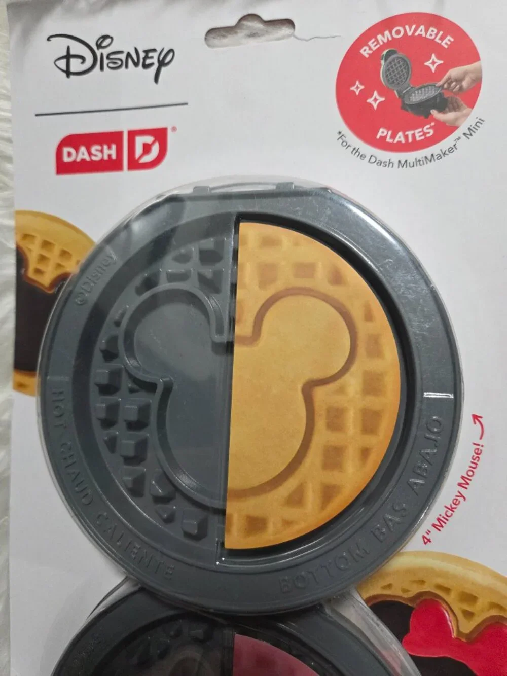 Mickey & Minnie Mouse Removable Plate Set for the MultiMaker Mini Maker